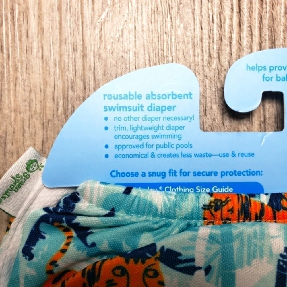GREEN SPROUTS i Play Swimsuit Diaper Size 6 months- 2 Pairs